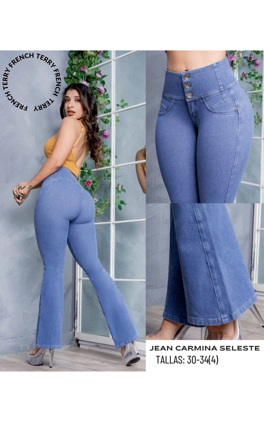 PANTALÓN CARMINA CELESTE | VANISHA