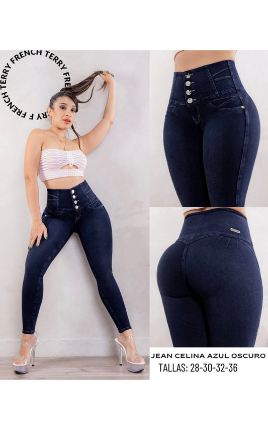 PANTALÓN CELINA AZUL OSCURO  | VANISHA