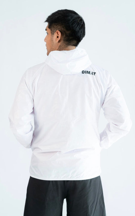 CASACA CORTA VIENTO BLANCO | DIMAT SPORT