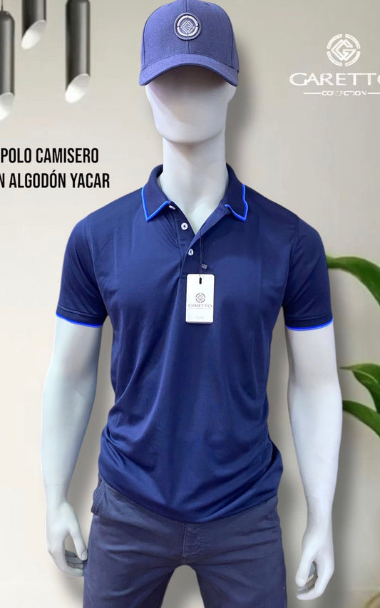 POLO ALGODON AZUL | GARETTO COLLECTION