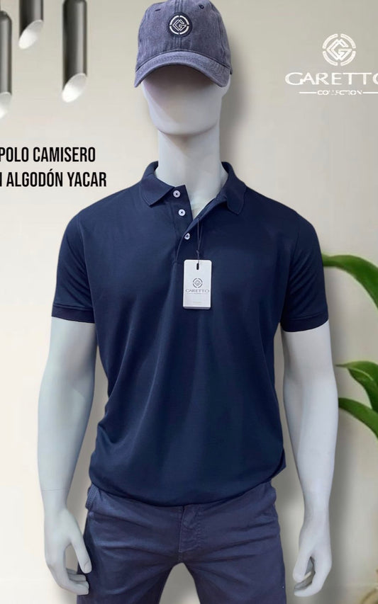 POLO ALGODON AZUL NOCHE | GARETTO COLLECTION