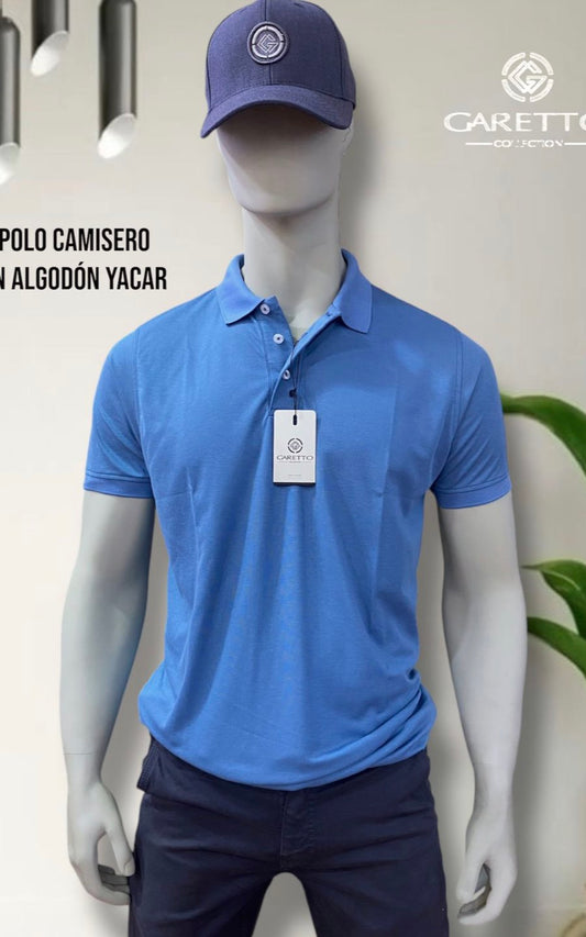 POLO ALGODON CELESTE | GARETTO COLLECTION