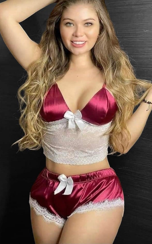 PIJAMA YOMI GUINDA | DIVAS