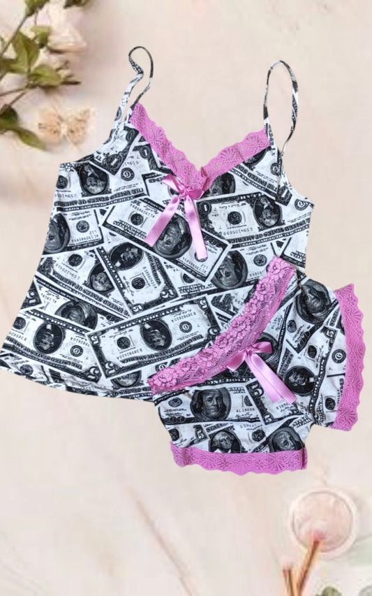 PIJAMA DOLAR ROSA | DIVAS