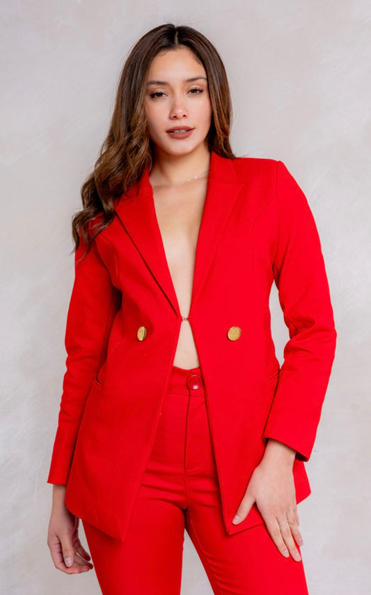 BLAZER AMAR ROJO | FLAVIANA