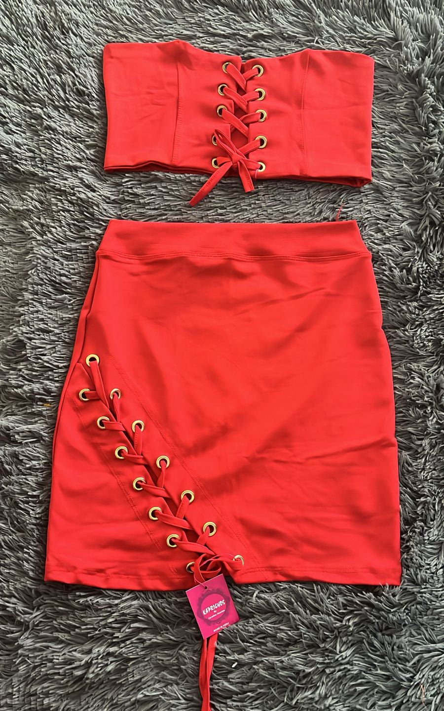 CONJUNTO LUCIA ROJO | KAPRICHOS