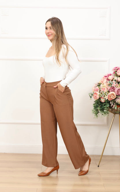 PANTALÓN PARIS CAMEL | KAROMY'S