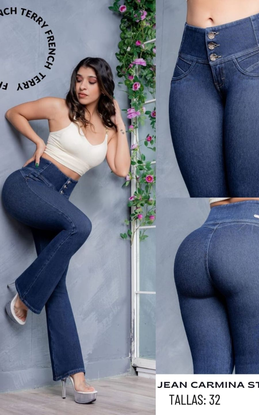 PANTALÓN CARMINA AZUL | VANISHA