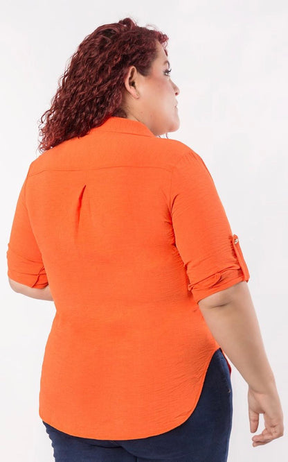 BLUSA CINTIA NARANJA | ALKA