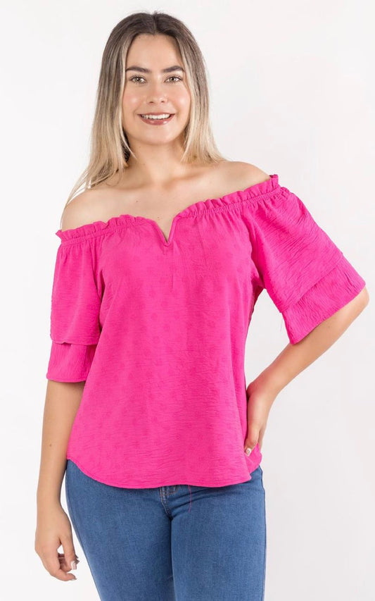 BLUSA MARIANA FUCSIA | ALKA