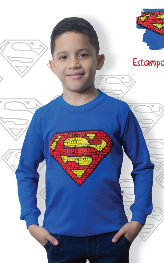 POLO MANGA LARGA SUPERMAN | CHUPETIN