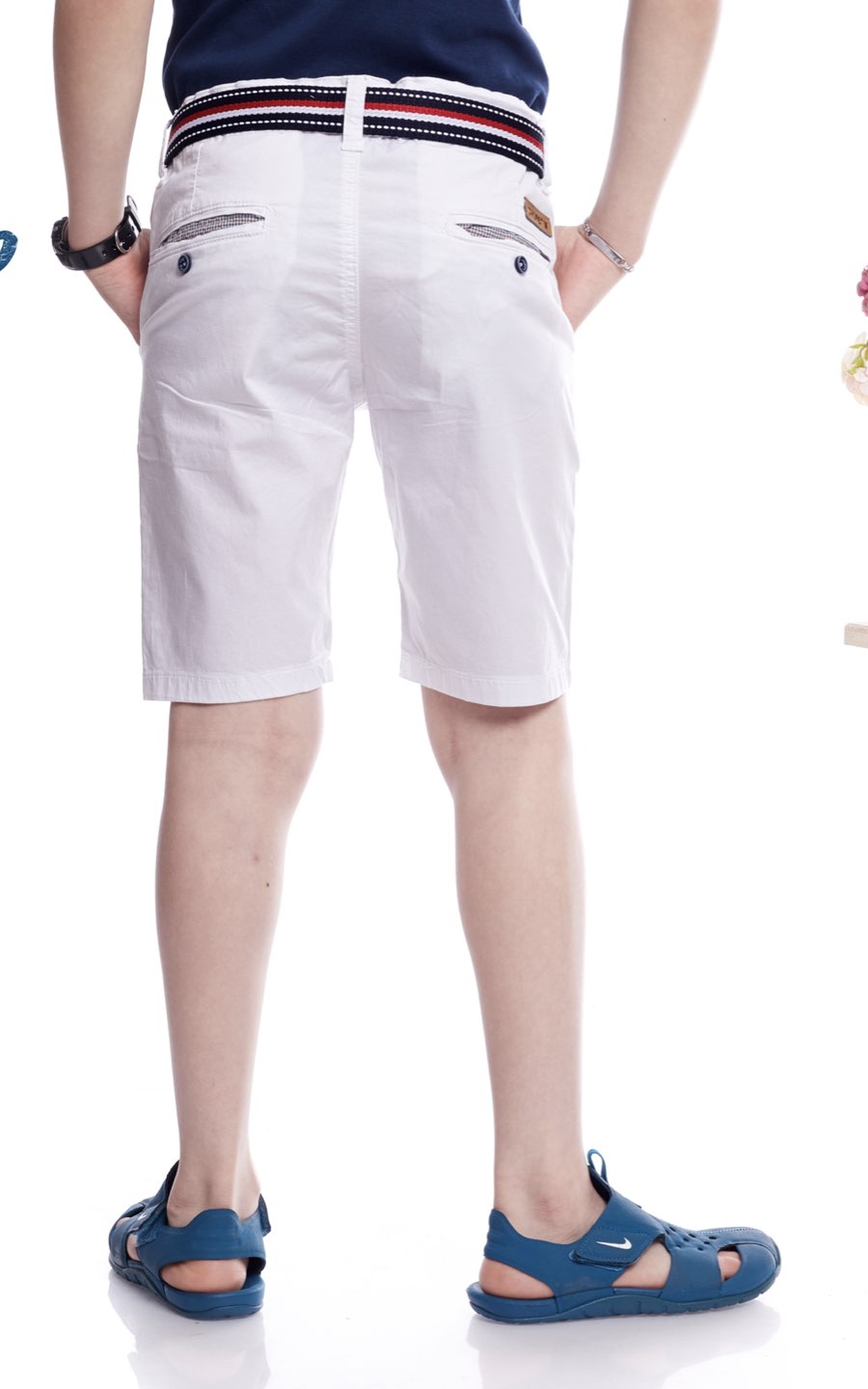 SHORTS DRILL BERMUDA BLANCO | CHUPETIN