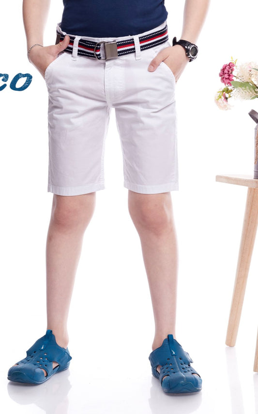 SHORTS DRILL BERMUDA BLANCO | CHUPETIN