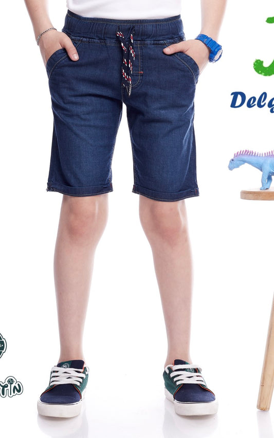 SHORTS DRILL BERMUDA JEAN AZUL | CHUPETIN