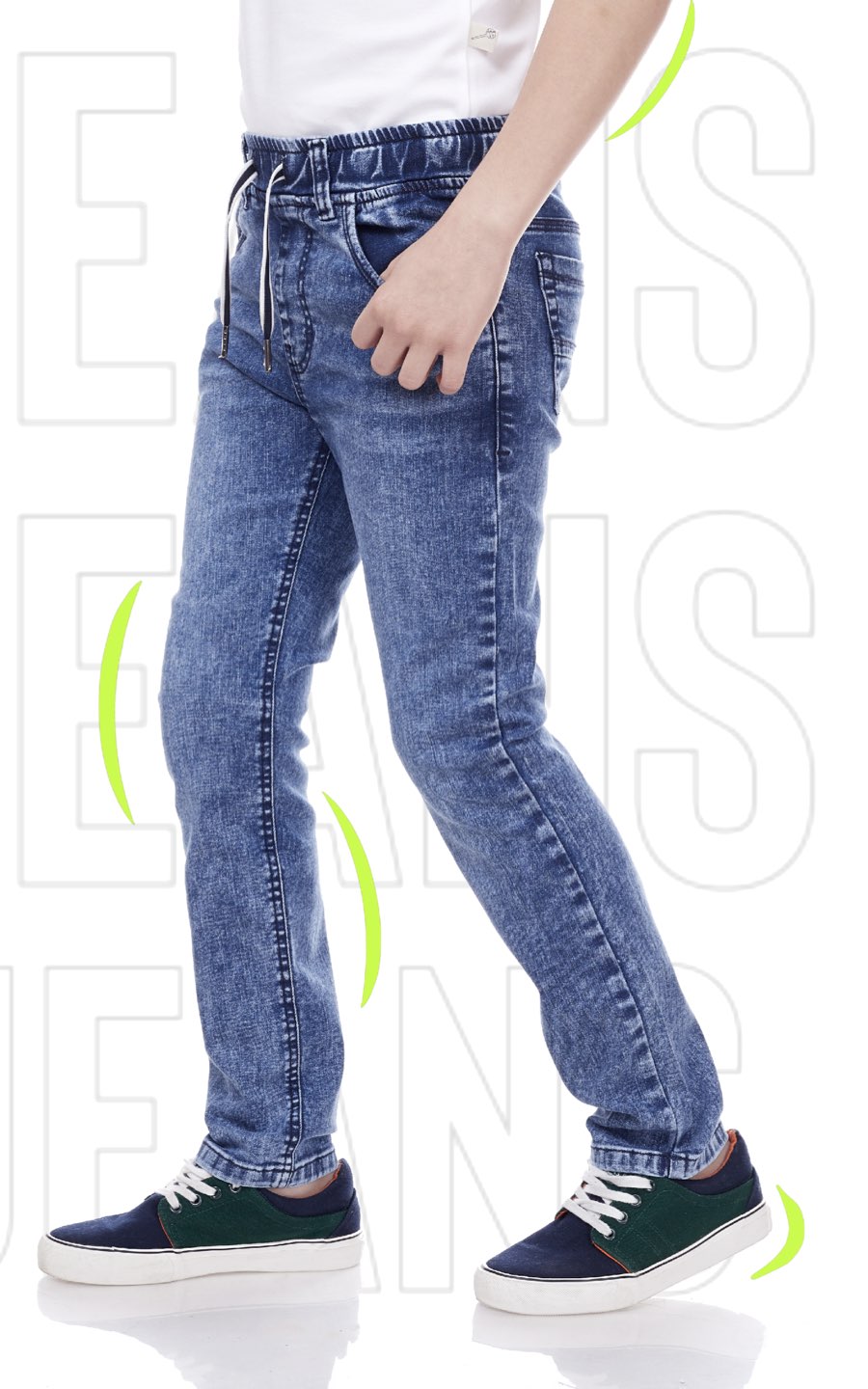 PANTALÓN JEANS NEVADO AZUL | CHUPETIN