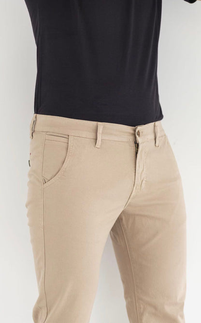 PANTALÓN DRILL STRECH BEIGE | Wolf Merc