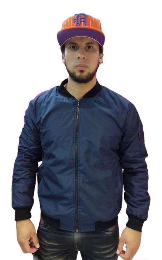 CASACA BOMBER AZUL | Wolf Merc