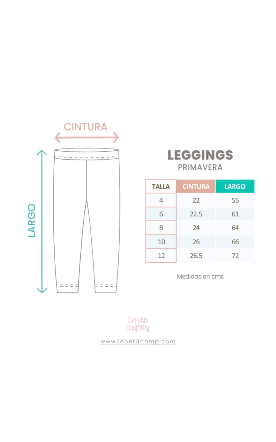 LEGGINGS LILA MARGARITAS | LE PETIT COMPANY