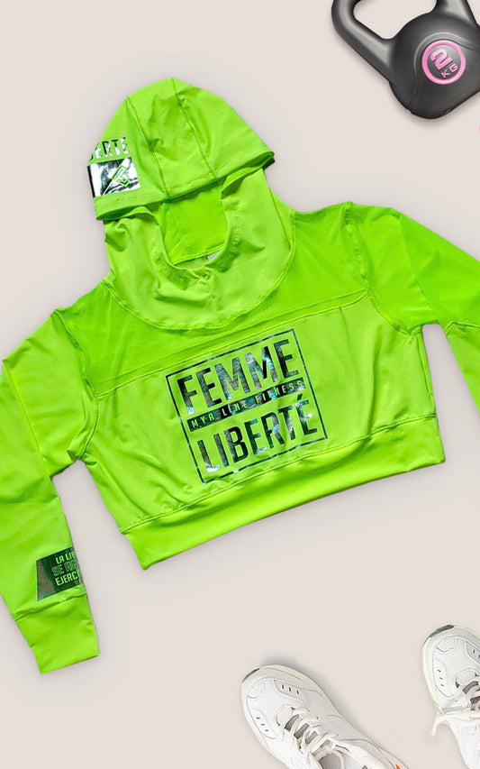 SUDADERA ALIBERTE VERDE | MYA LINE FITNESS