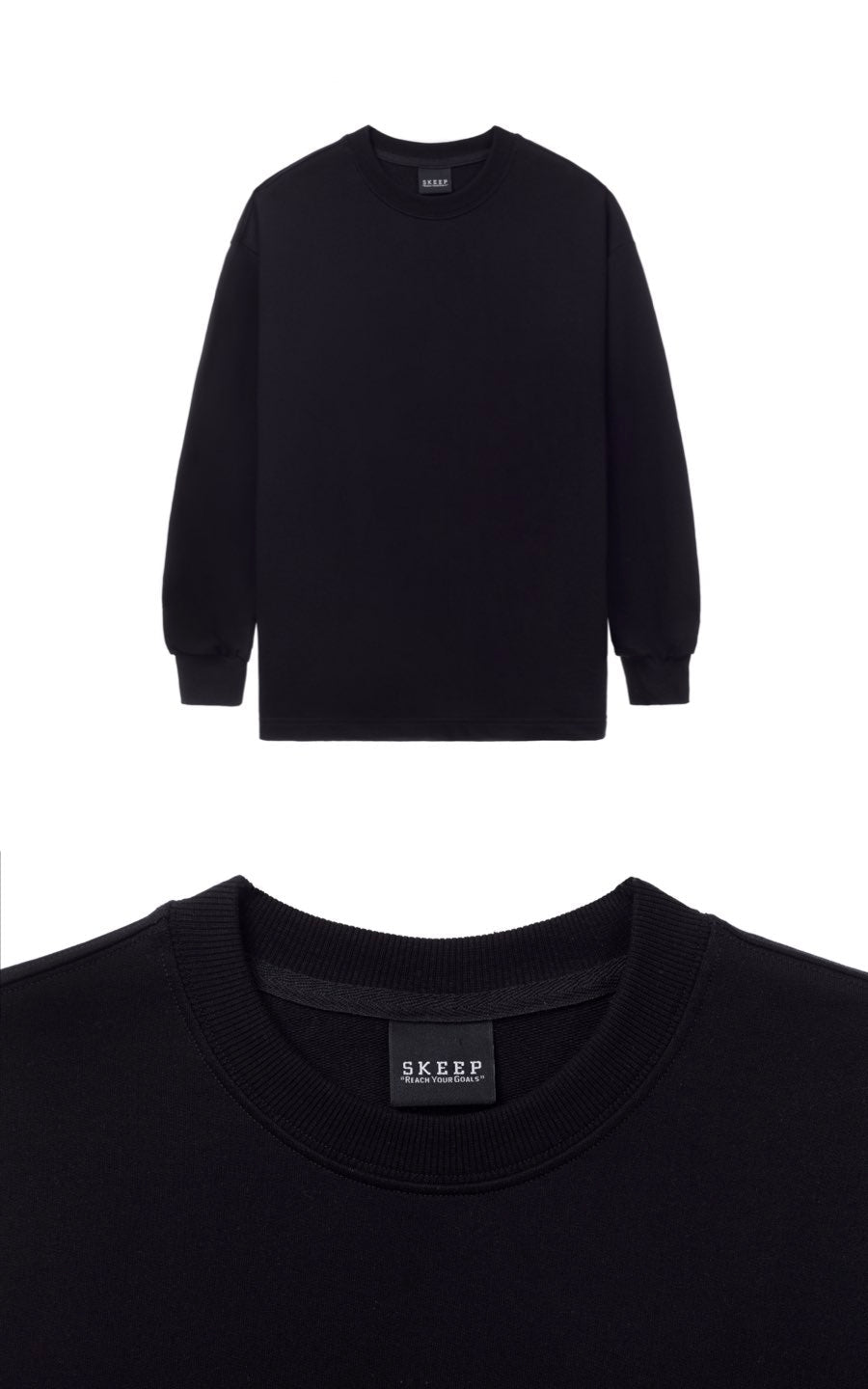 POLERA OVERSIZED NEGRO | SKEEP