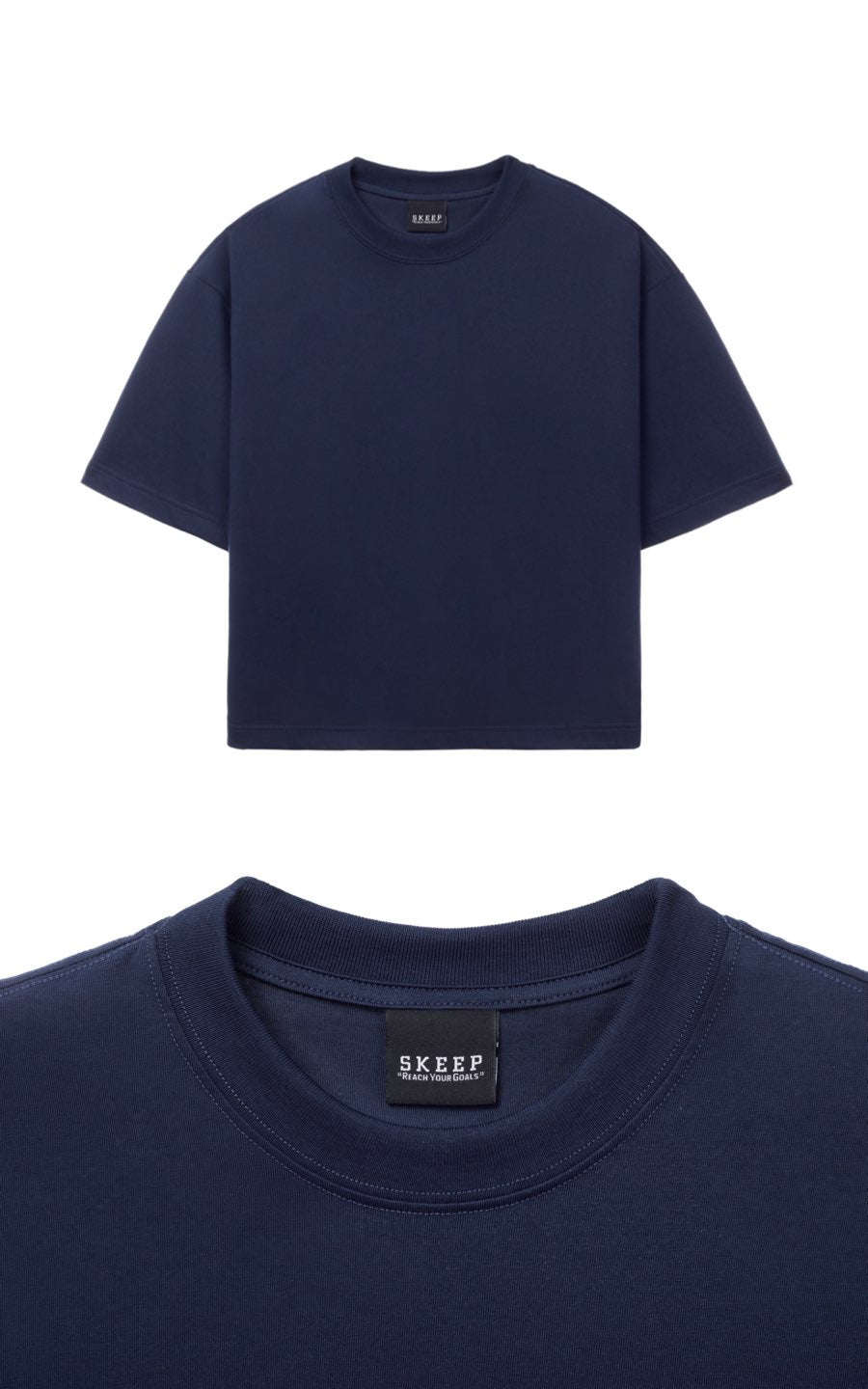 POLO BOXY FIT NAVY | SKEEP